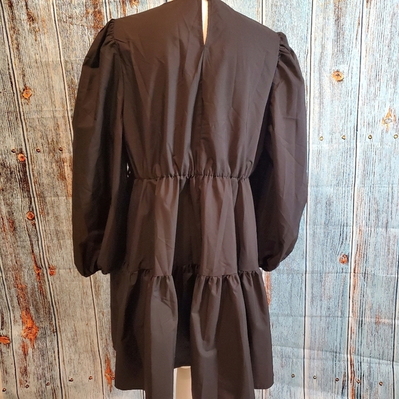 SHEIN Women's Lantern Sleeve Ruffle Hem Dress - Picture 10 of 13